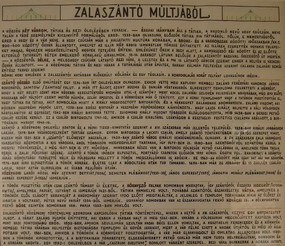 Templomban található leírás Zalaszántóról